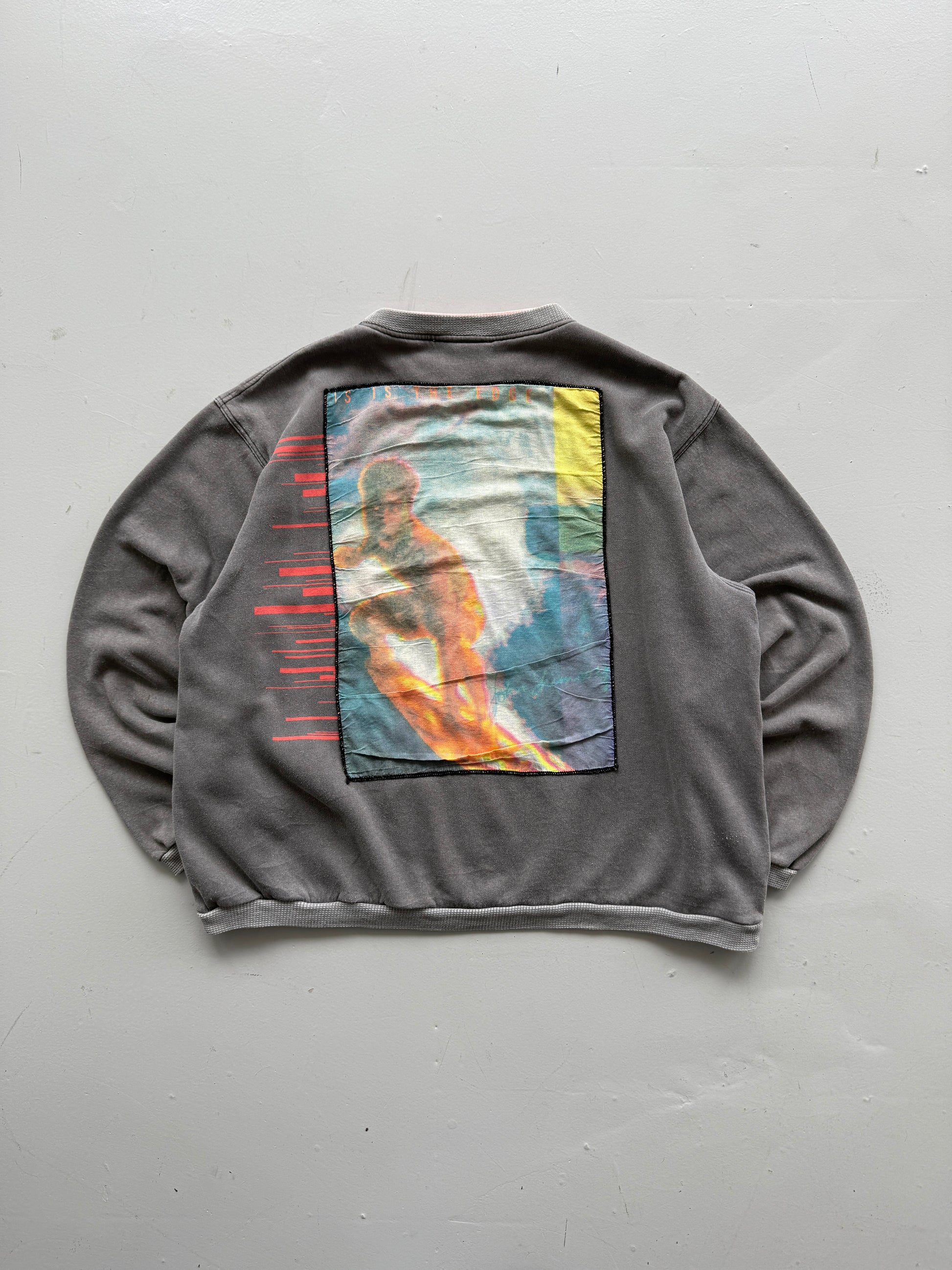 Grey Gotcha 90's Vintage Surfer Graphic Sweatshirt Jumper -  BoxyXL