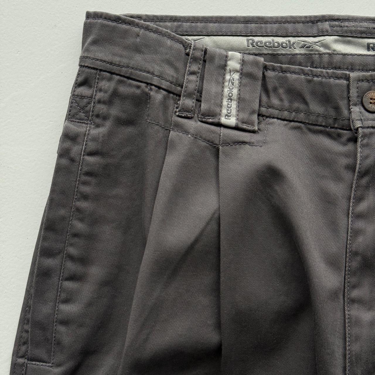 Grey Reebok 90’s Deadstock Pleated Trousers - Medium