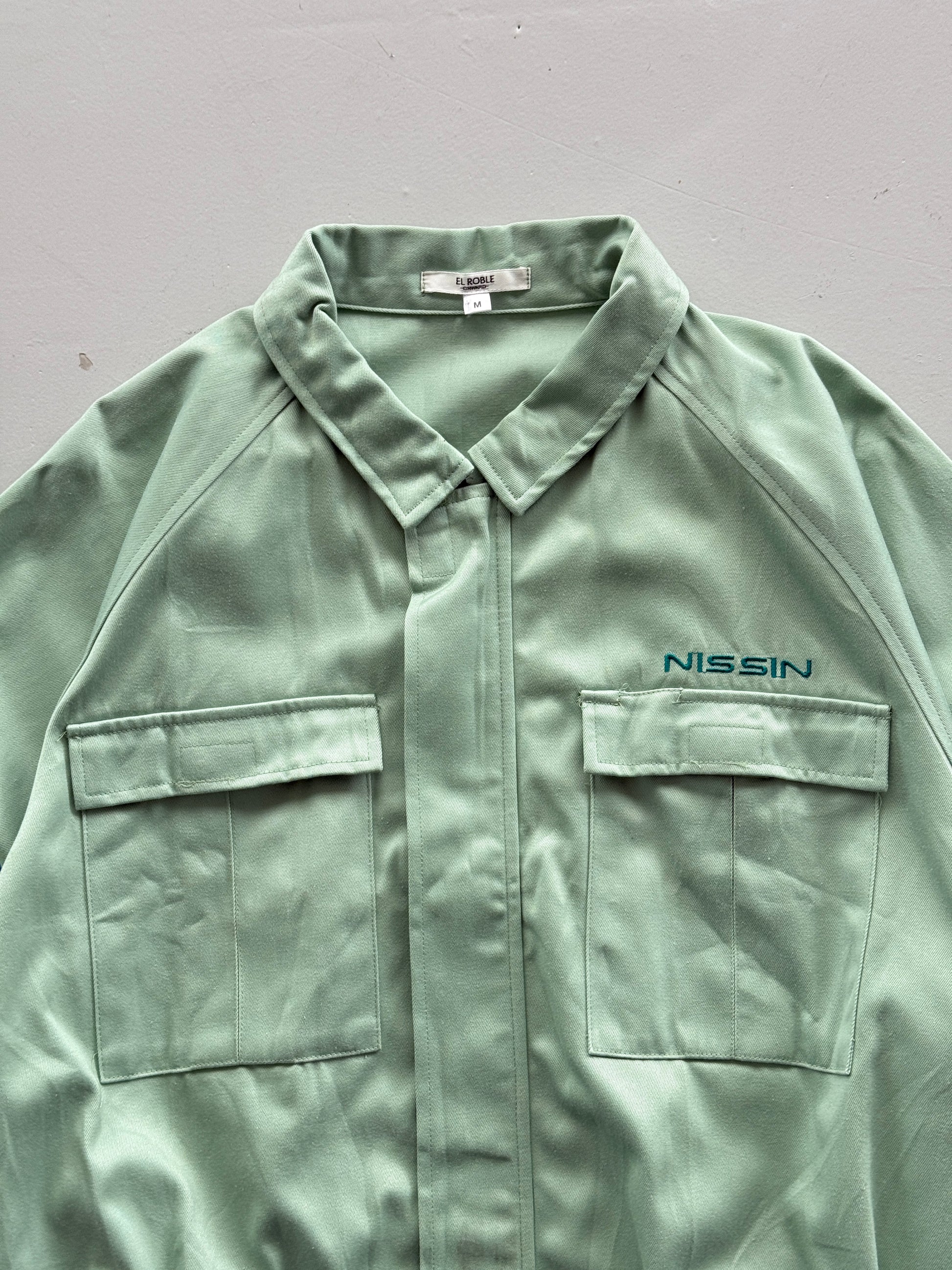 Green Japanese Workwear 00's Vintage Lightweight Jacket - Small