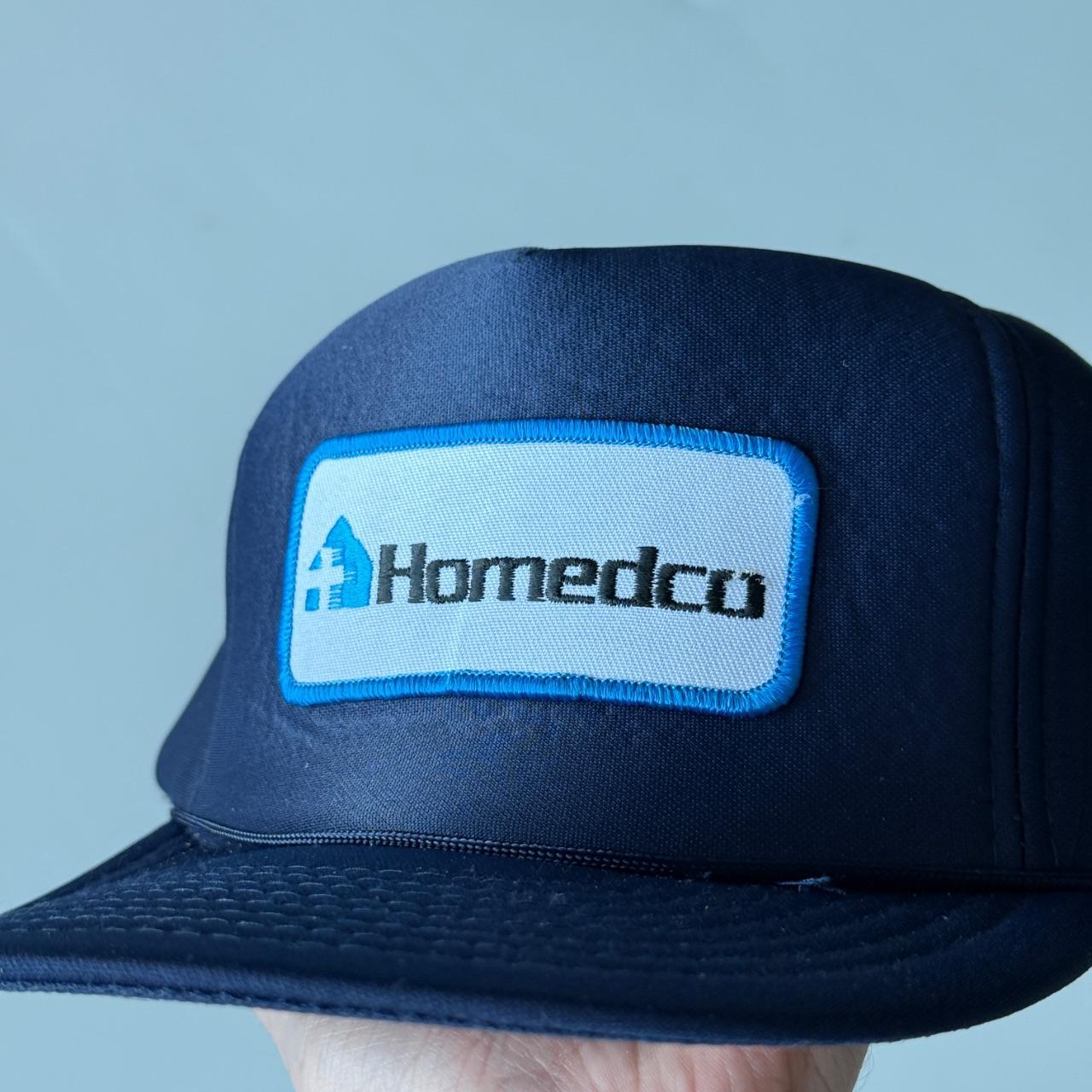 Blue Homedco Vintage Foam SnapBack Trucker Cap