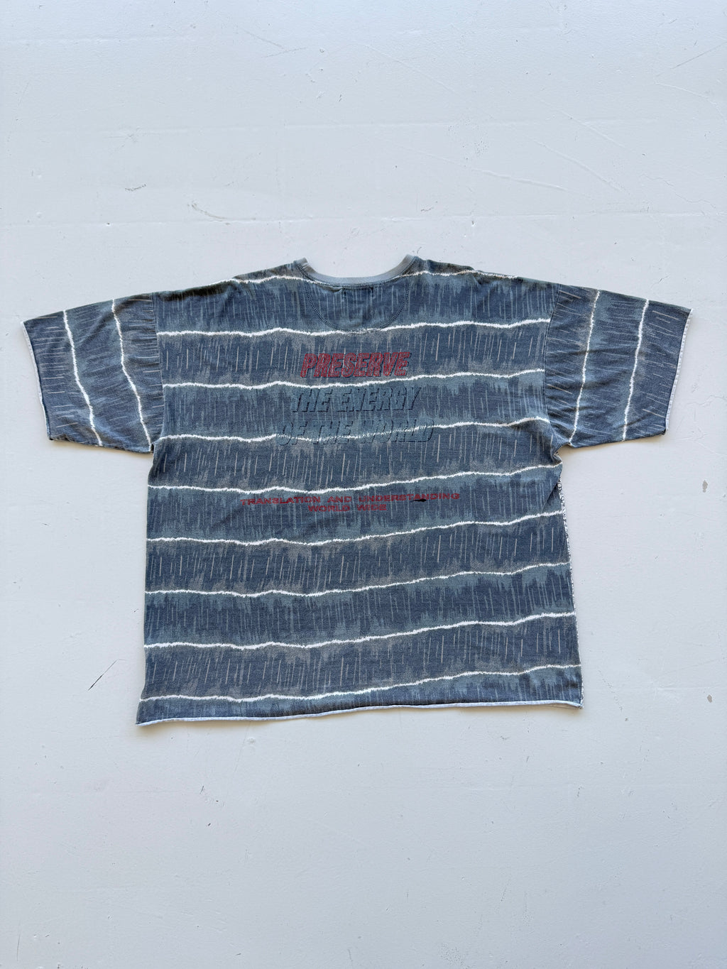 Grey Preserve the Energy 90's Vintage Rave Graphic T-Shirt - XXL