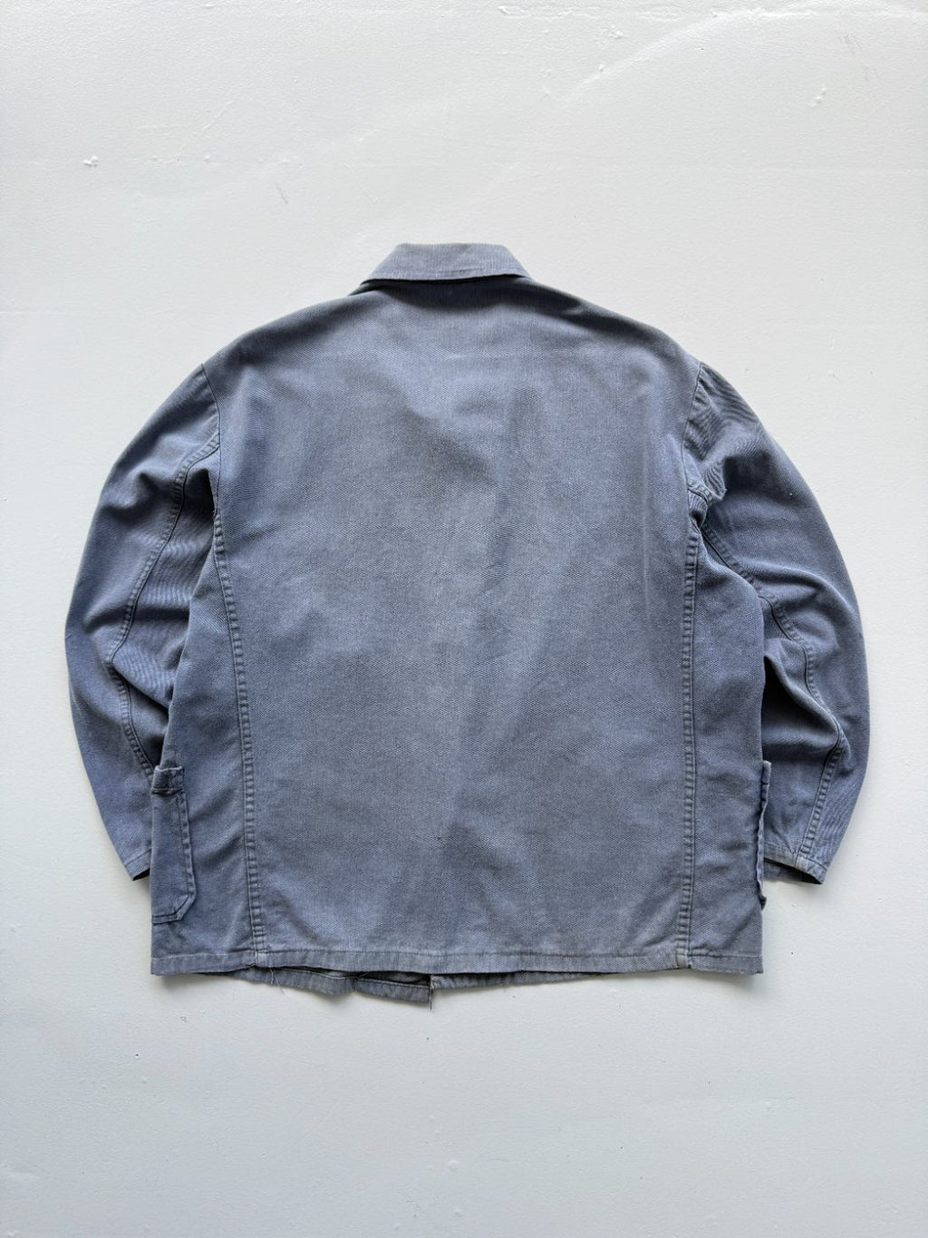 Navy Vintage French Chore 70s Thrashed Workwear CH180 Jacket - Small