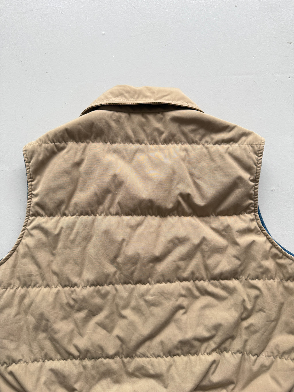 Cream Woolrich 90's Vintage Insulated Puffer Vest Body Warmer - Medium