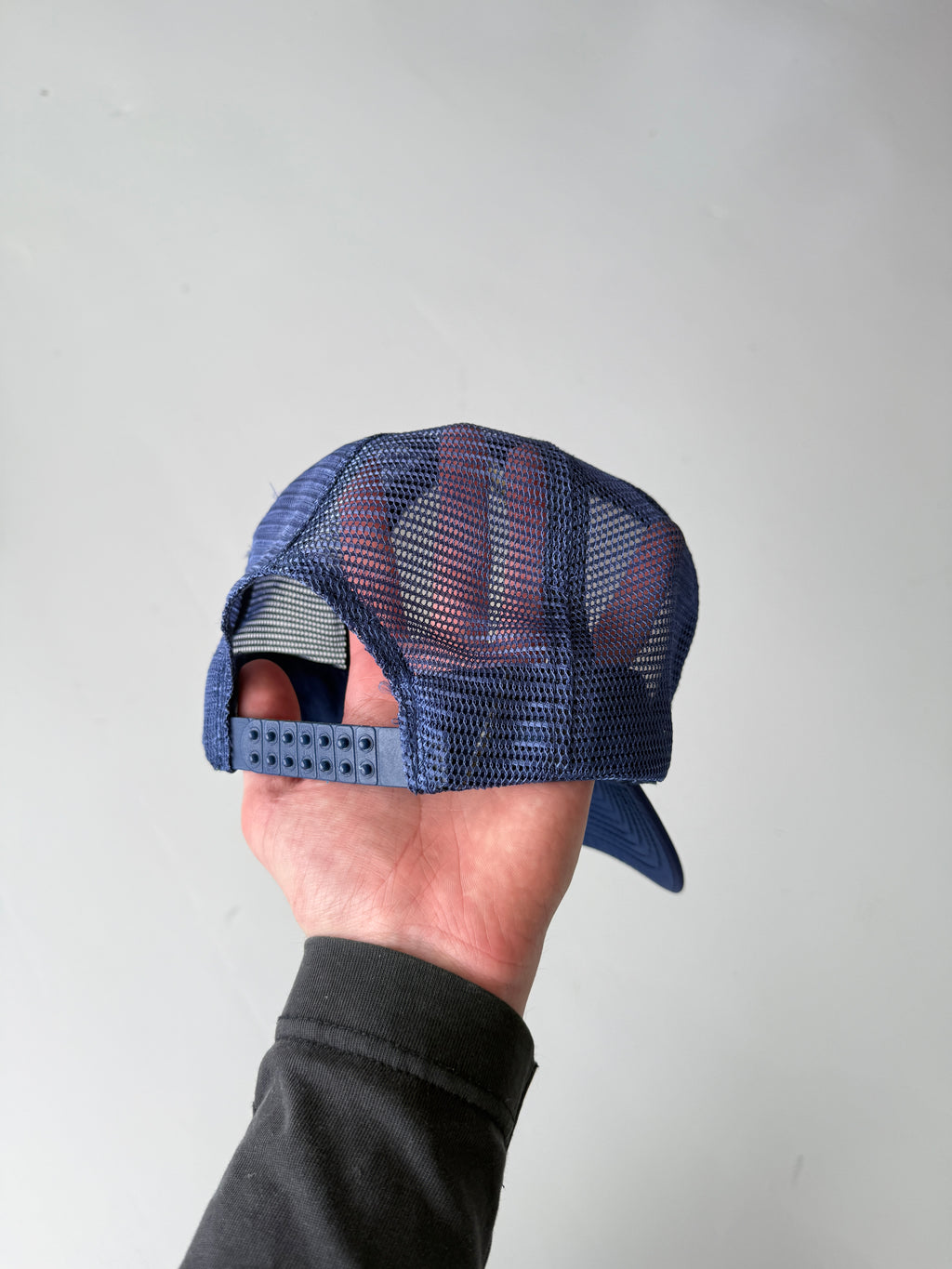 Navy Blue Ability Welding Vintage Foam and Mesh SnapBack Trucker Cap