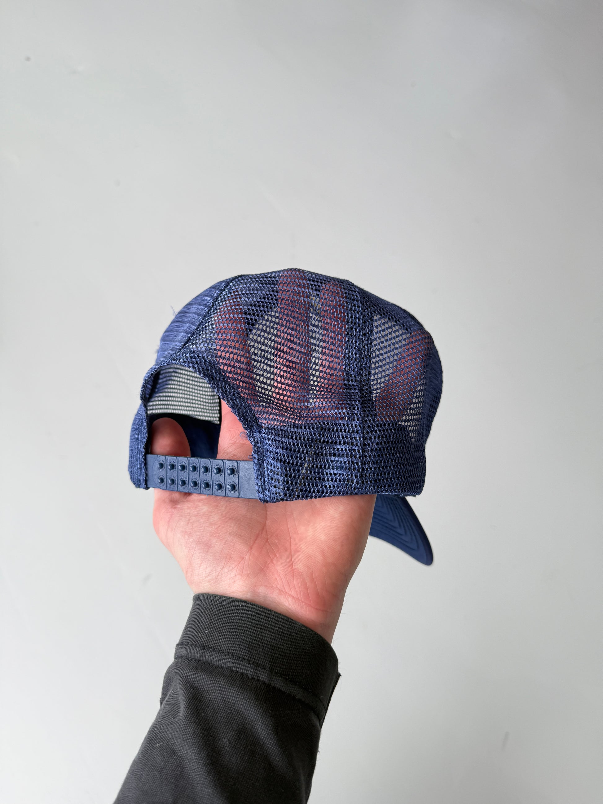 Navy Blue Ability Welding Vintage Foam and Mesh SnapBack Trucker Cap