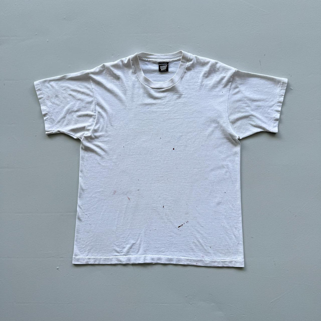 White Oregon Thrashed Vintage 90s Tour T-shirt - XL