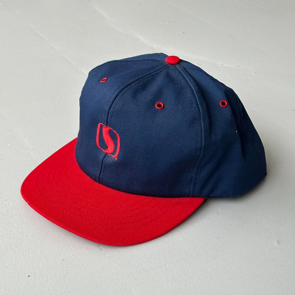 Navy Red ‘S’ Vintage SnapBack Trucker Cap