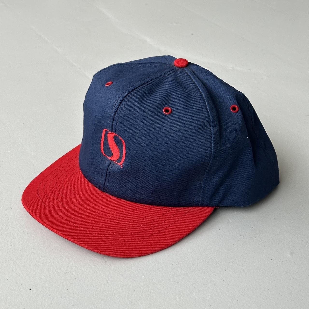Navy Red ‘S’ Vintage SnapBack Trucker Cap