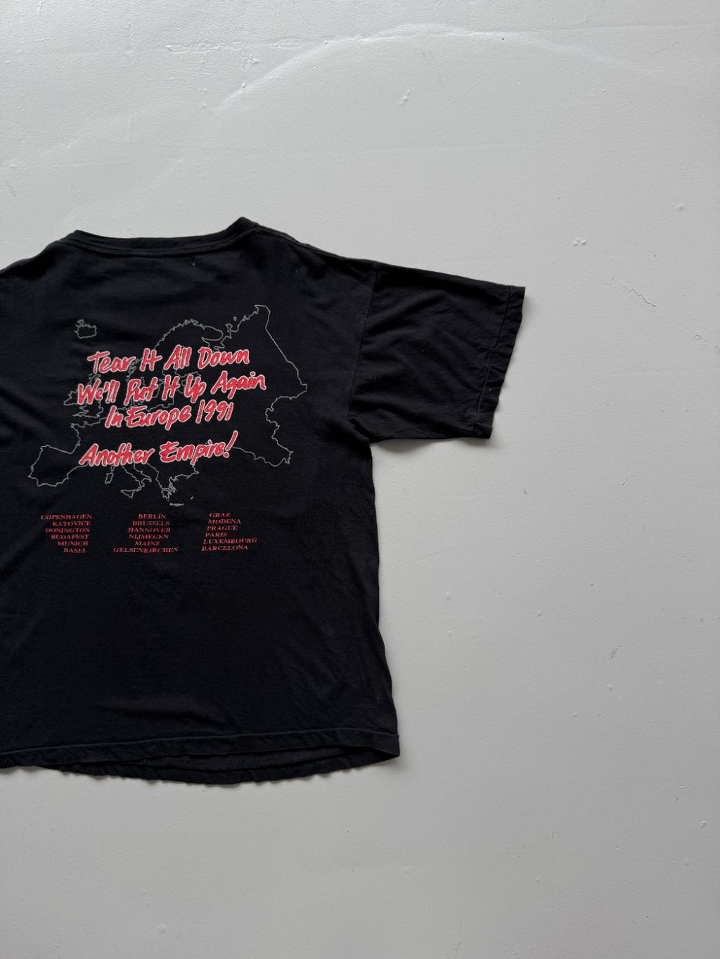 Empire Rare 'Another Empire' Europe 1991 Tour Vintage Band T-Shirt - XL