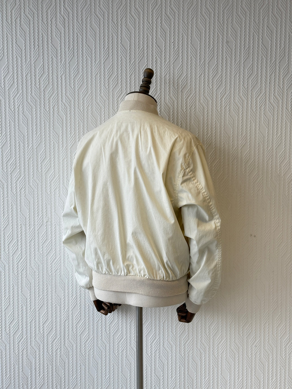Levi's Cream Vintage Bomber Jacket 90's Lightweight - Small