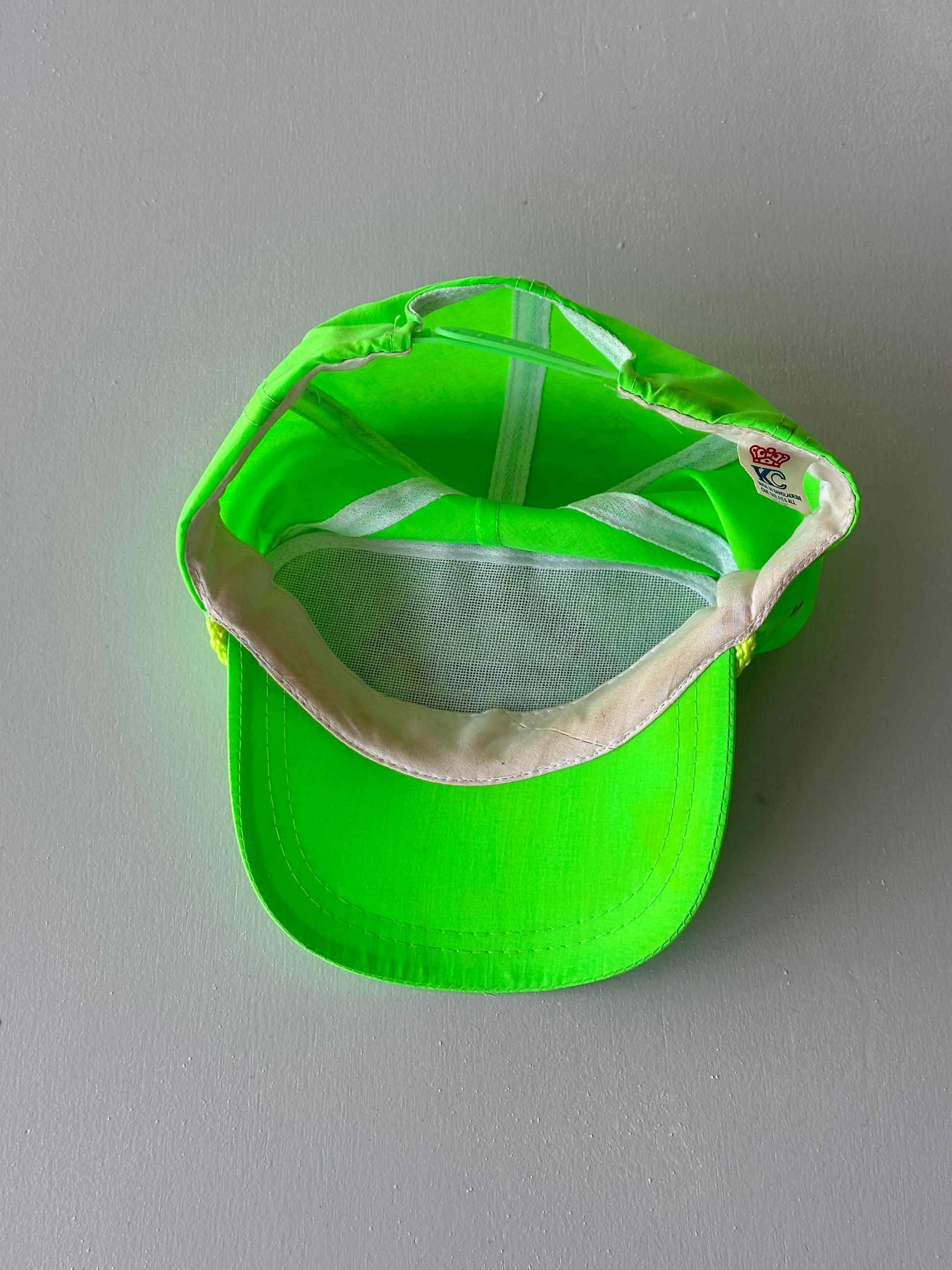 Neon Green Surveying & Optical 90's Vintage SnapBack Trucker Cap