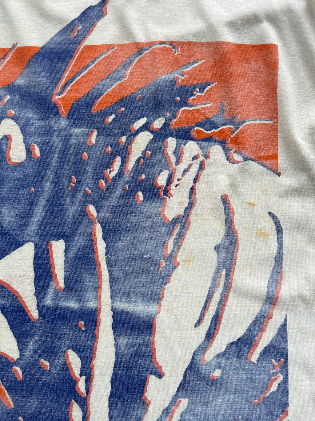 White Rolling Stone 90's Vintage Thrashed Graphic T-Shirt - XL