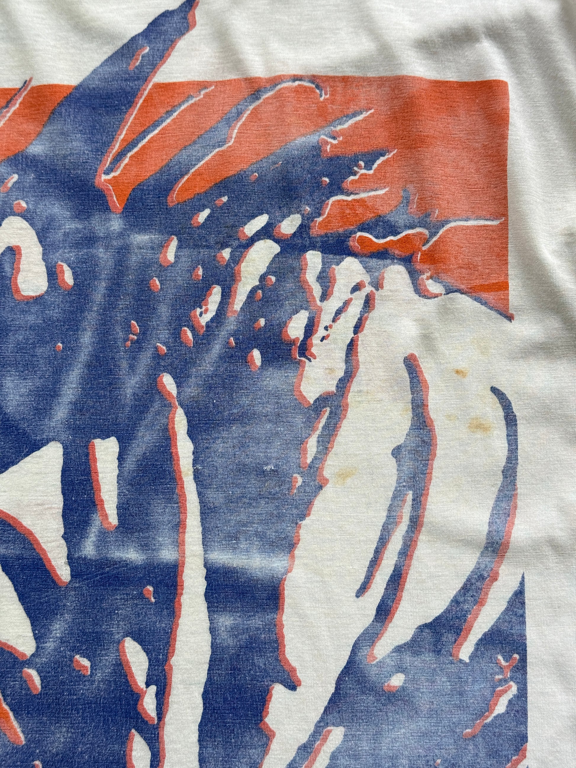 White Rolling Stone 90's Vintage Thrashed Graphic T-Shirt - XL