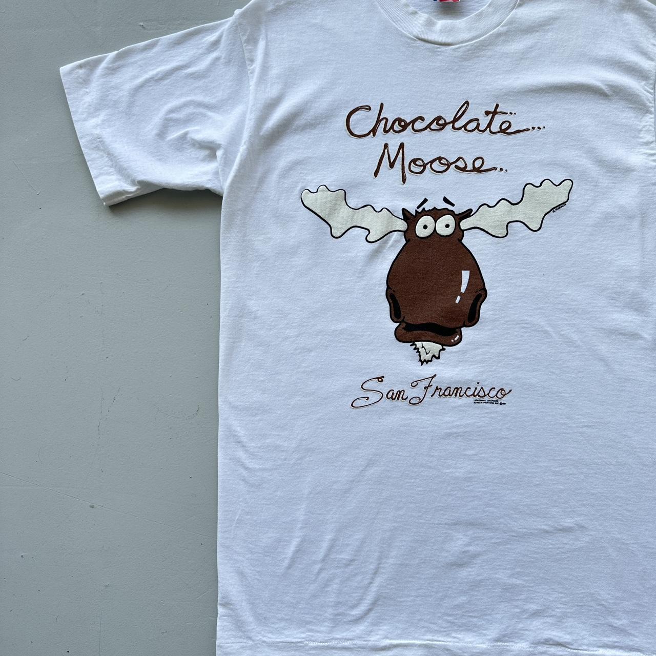White Chocolate Mousse Vintage 90's T-shirt - Medium