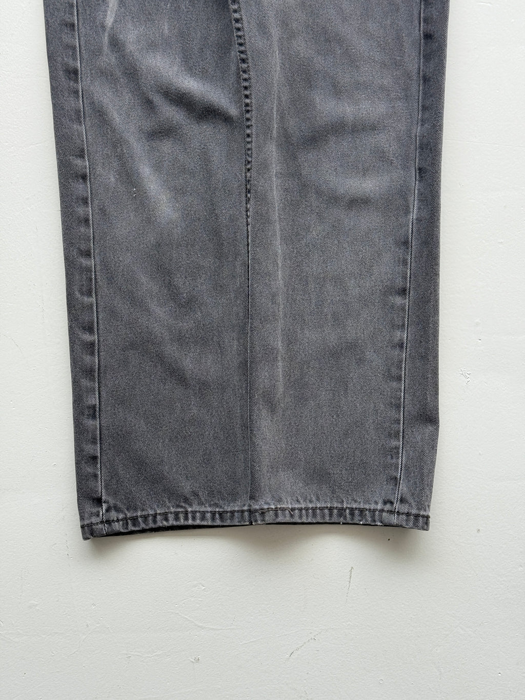 Grey Levi's 505 Denim Straight Leg Vintage Jeans - 32” x 28”
