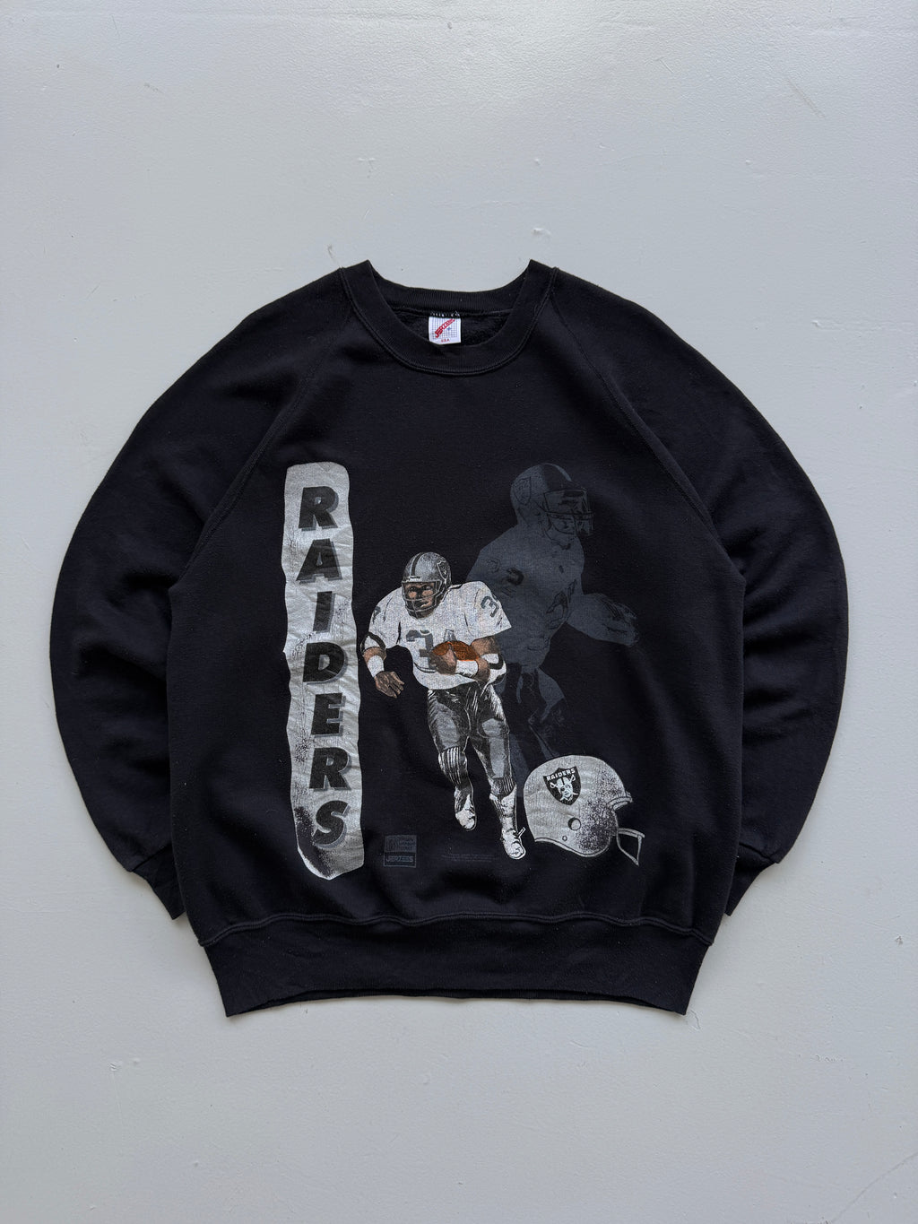 Jerzees Raiders NFL Made in USA 90's Vintage Sweatshirt - Large