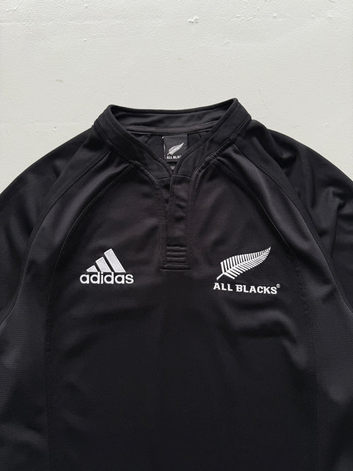 New Zealand All Blacks 2007/08 Official Adidas Home Rugby Union Jersey - Small