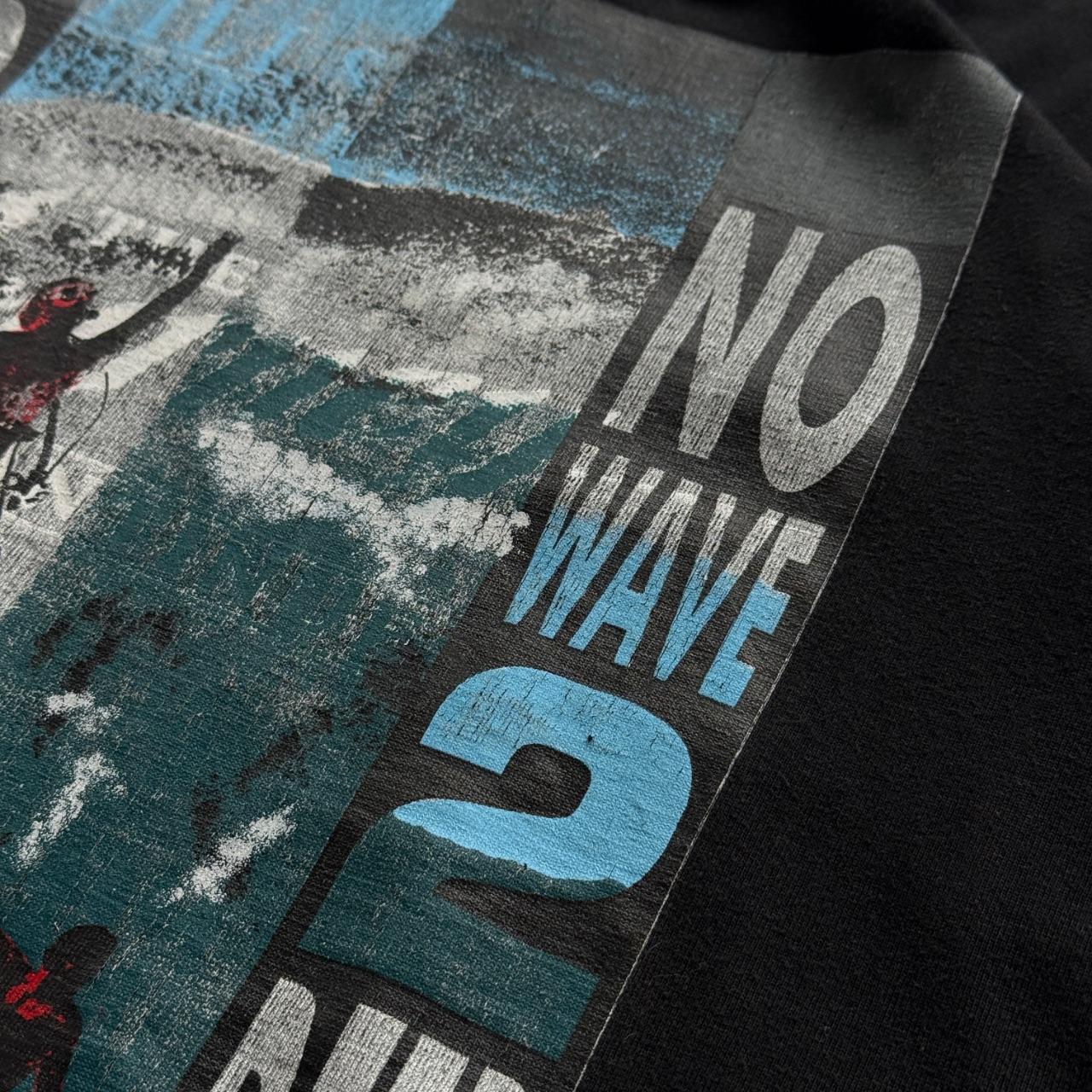 Black No Diving 90s Vintage Surf Long Sleeve T-Shirt - Large