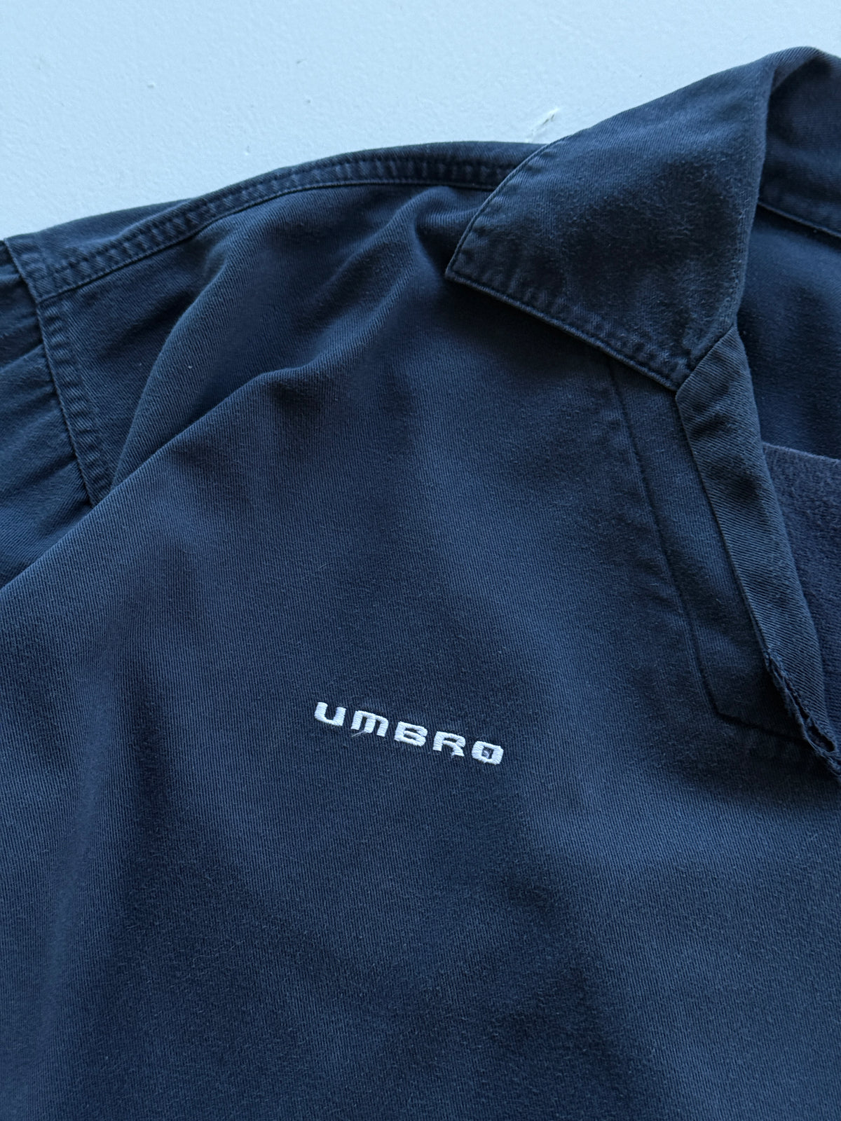 Umbro Navy Cotton 90's Vintage Training Sweatshirt - XL