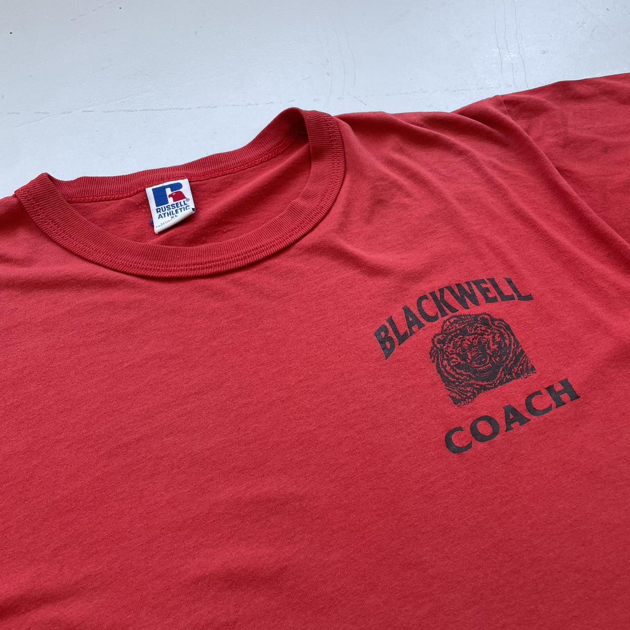 Red Blackwell Coach 80s/90s Americana Vintage T-shirt - XL