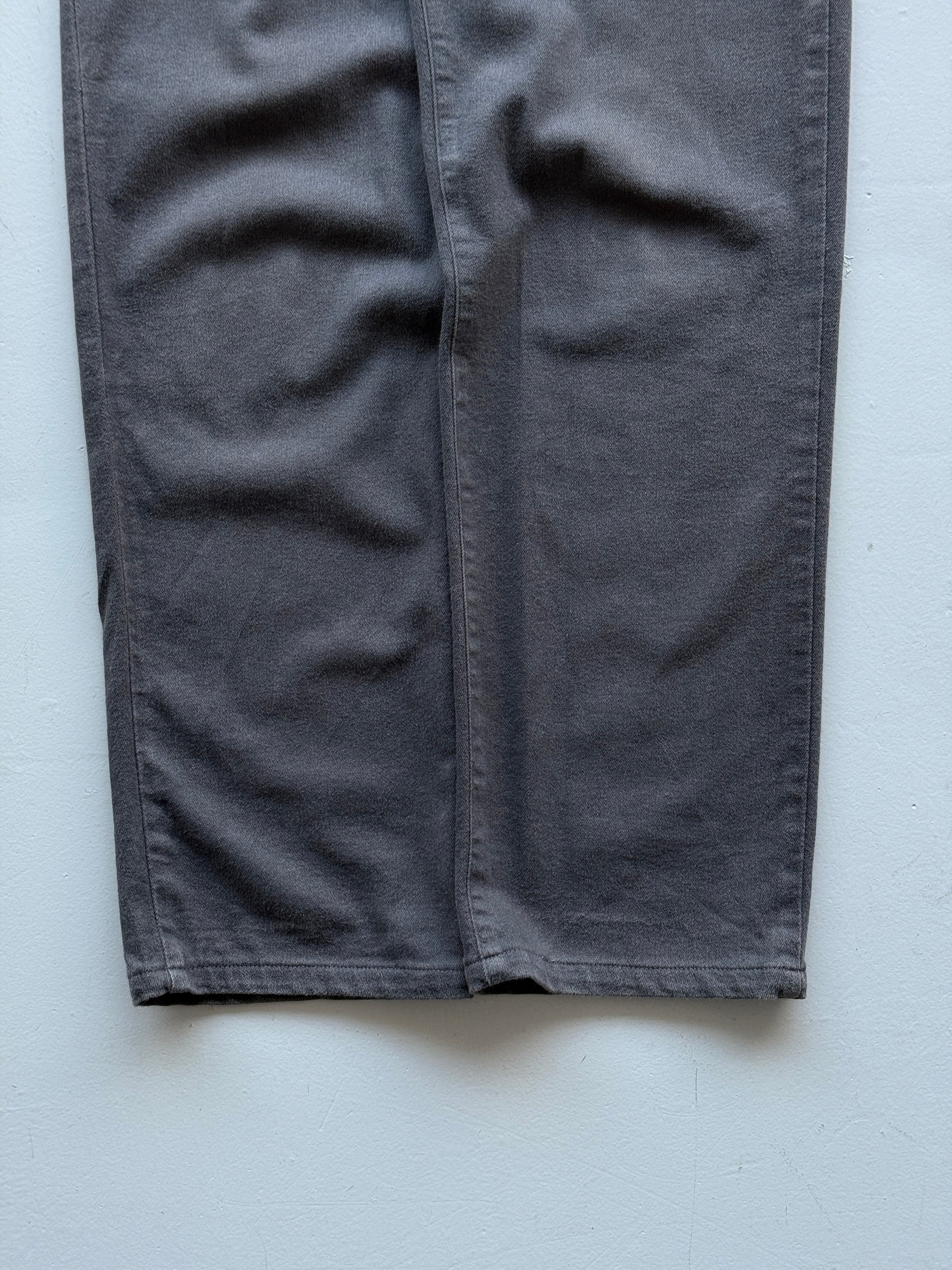 Grey Versace 90's Straight Leg Vintage Jeans - 28” x 32”