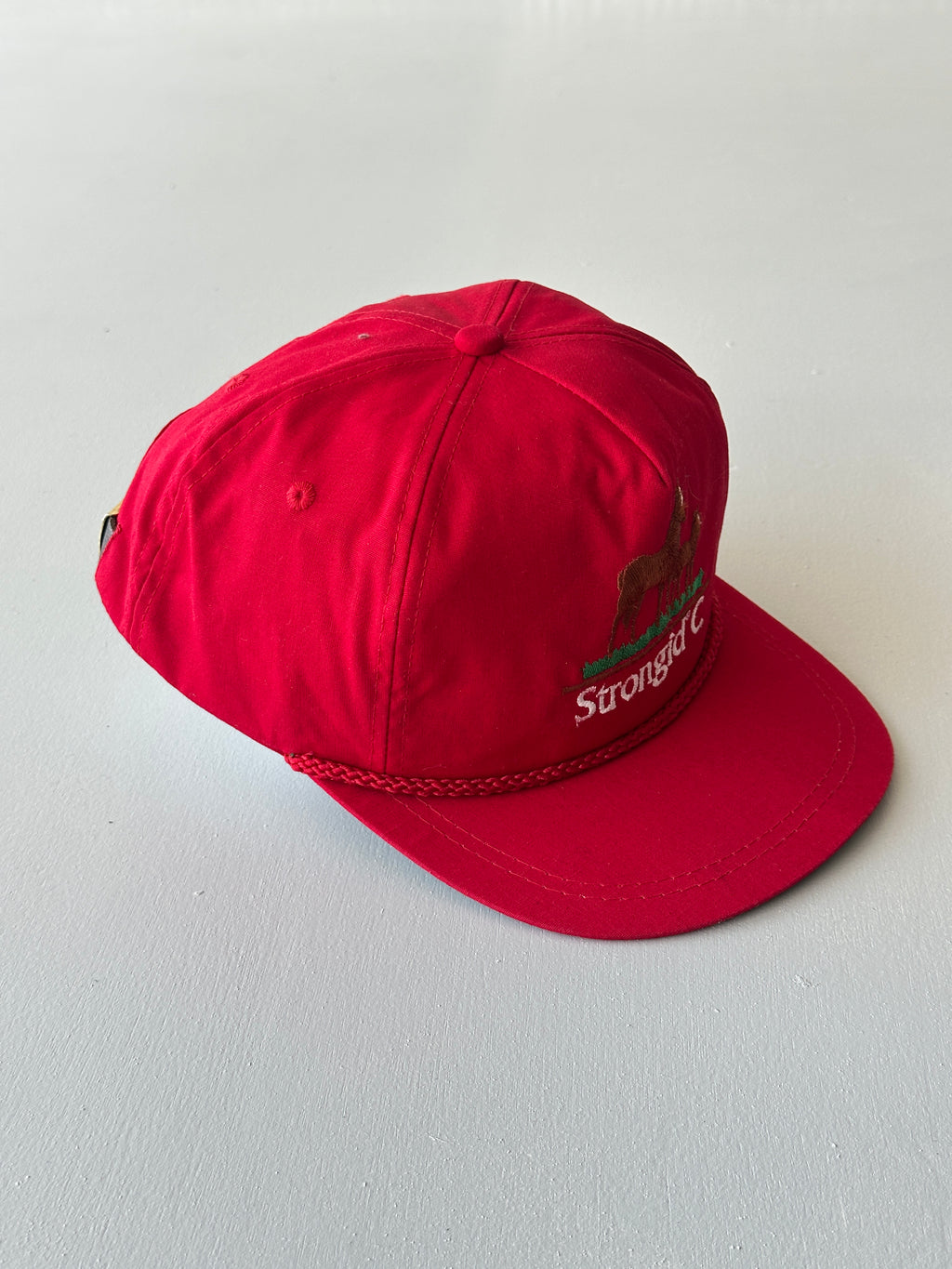 Red Horses Strongid C Vintage SnapBack Trucker Cap