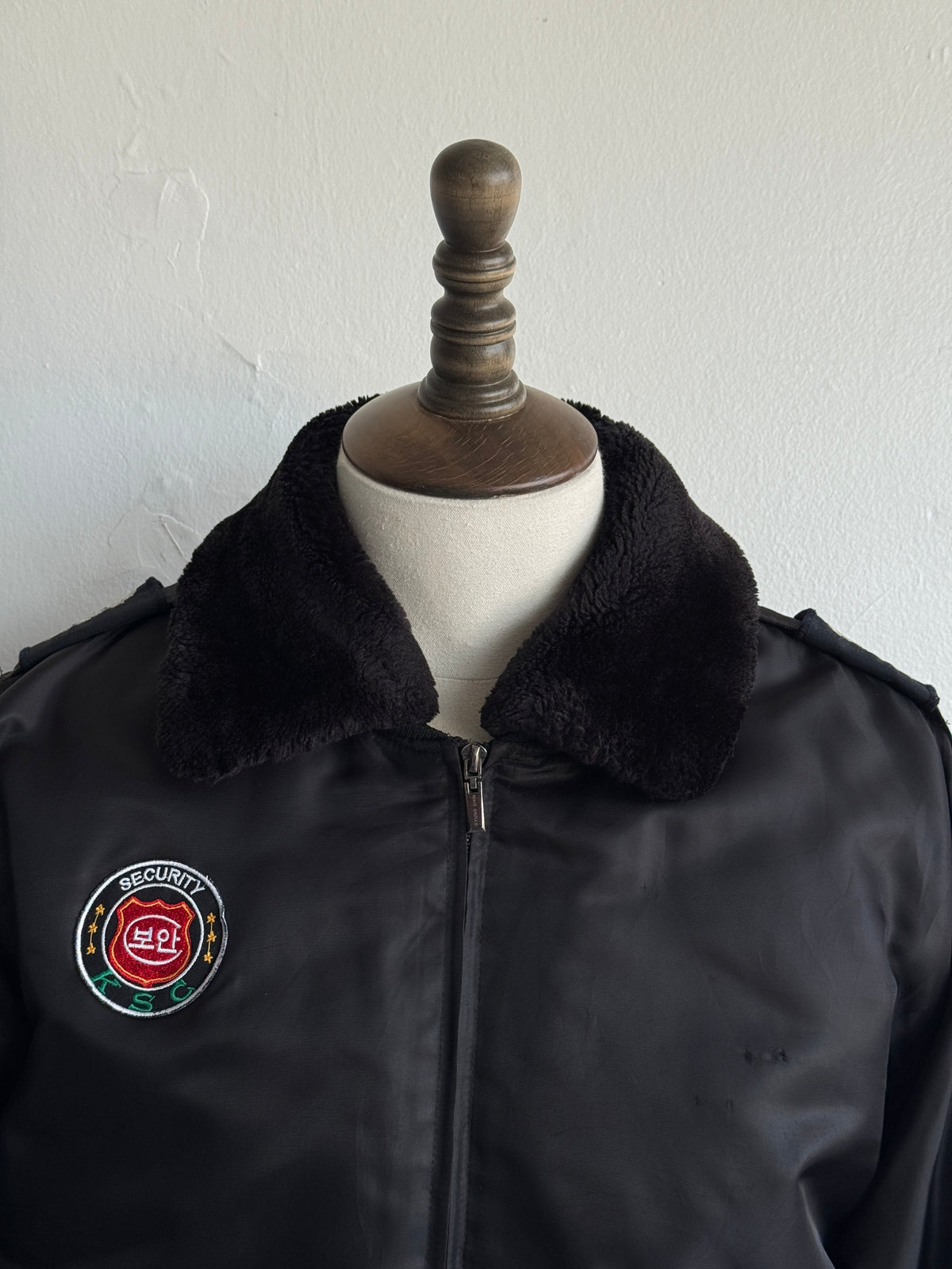 Kyung Shin Korean Security Vintage Bomber Jacket - Medium