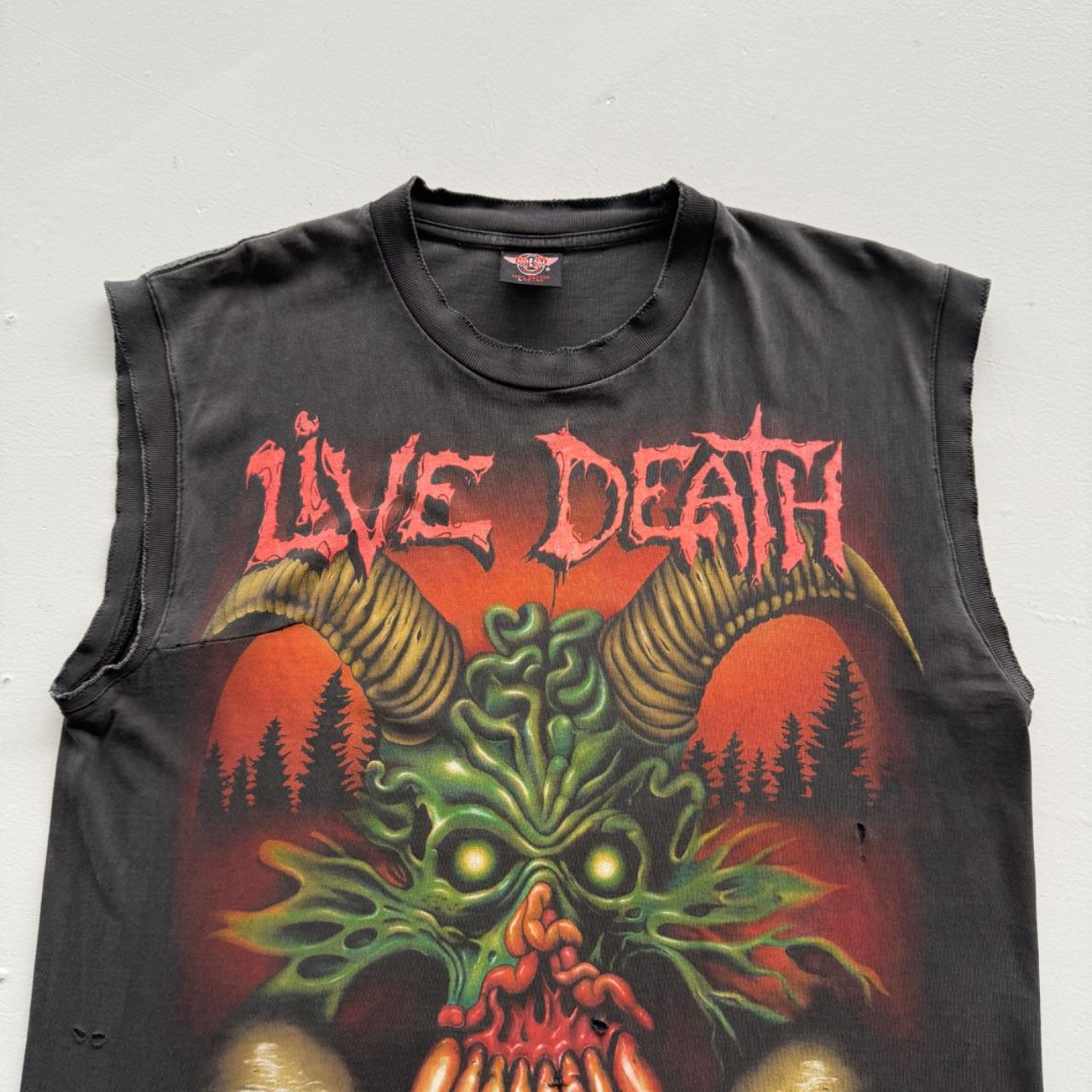 Black 1997 Milwaukee Metal Fest Vintage Graphic cut-off Vest - Large