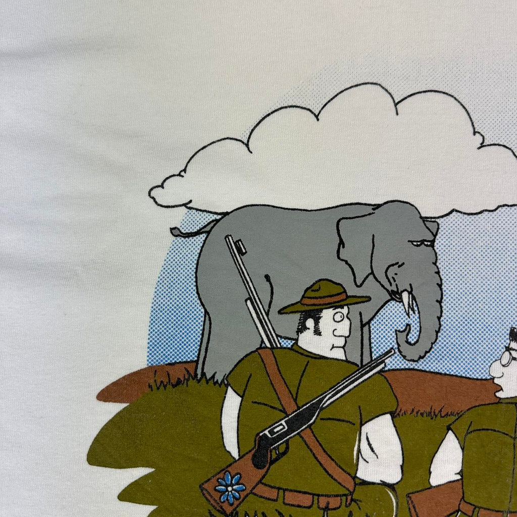 Hunting Novelty Cartoon 90s vintage T-shirt - 2XL