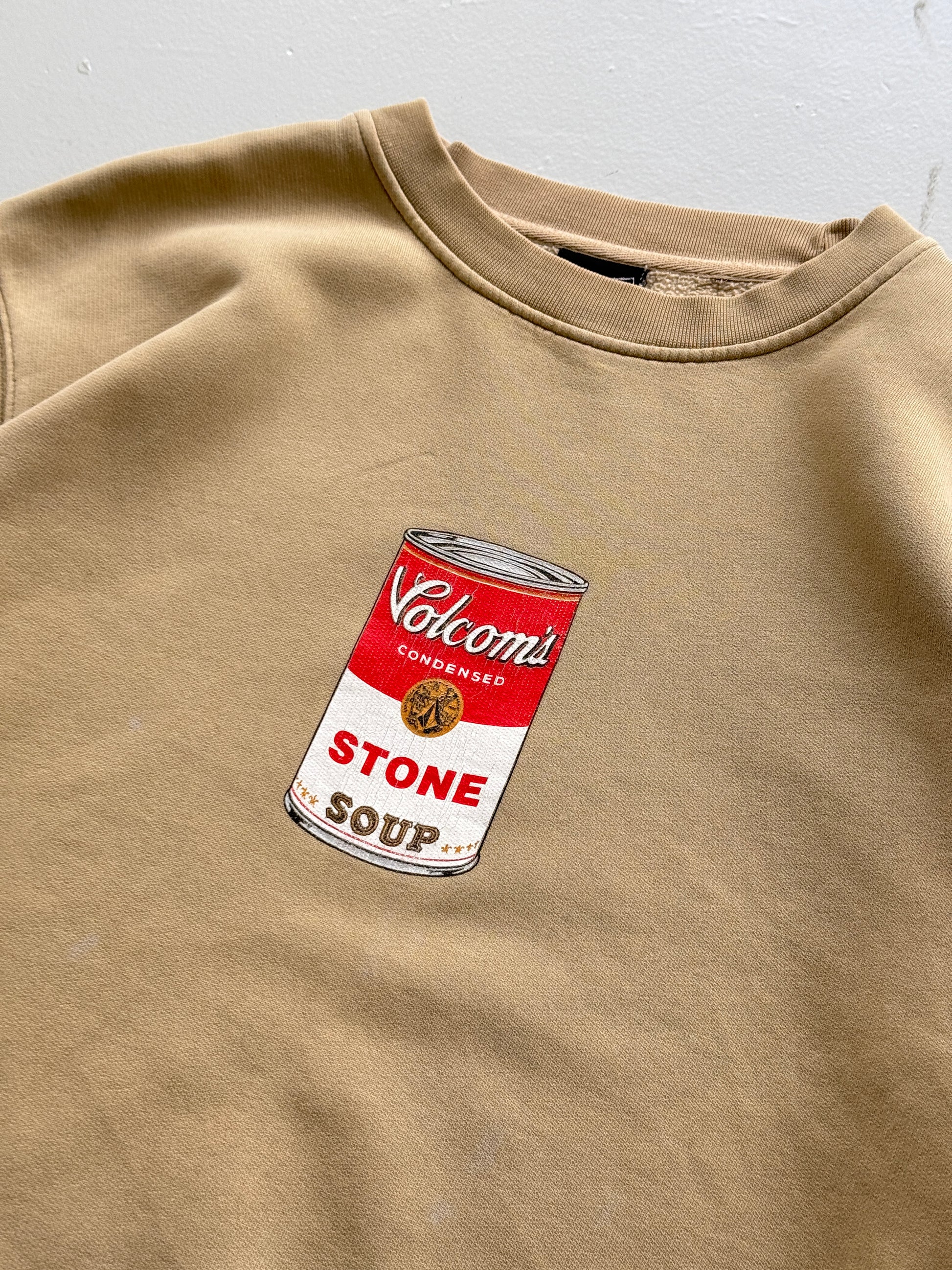 Volcom Stone Soup Campbell's Parody Vintage Sweatshirt - Large