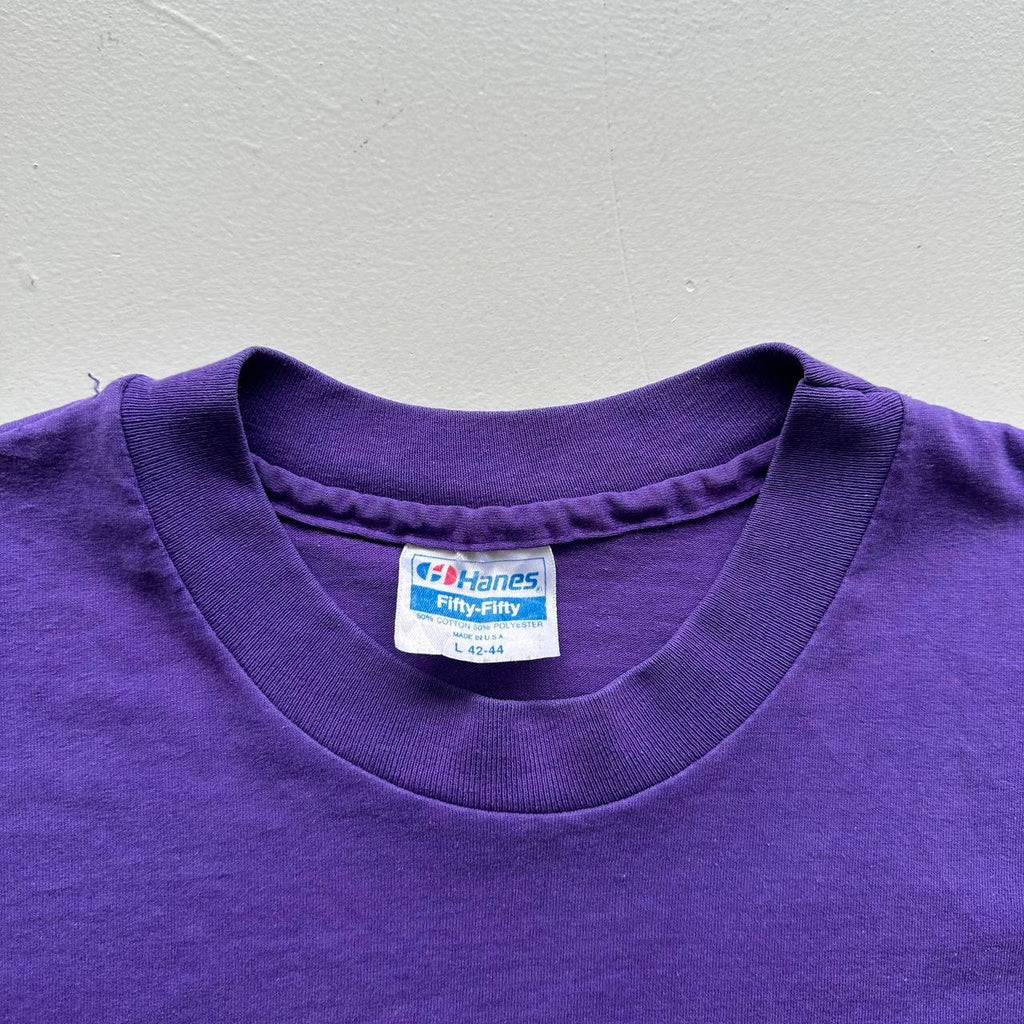 Purple New Orleans 90s Vintage T-shirt - Large