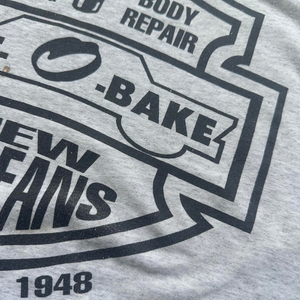 Grey Auto Body Repair Harley Style 90s Vintage Grey T-shirt - Large