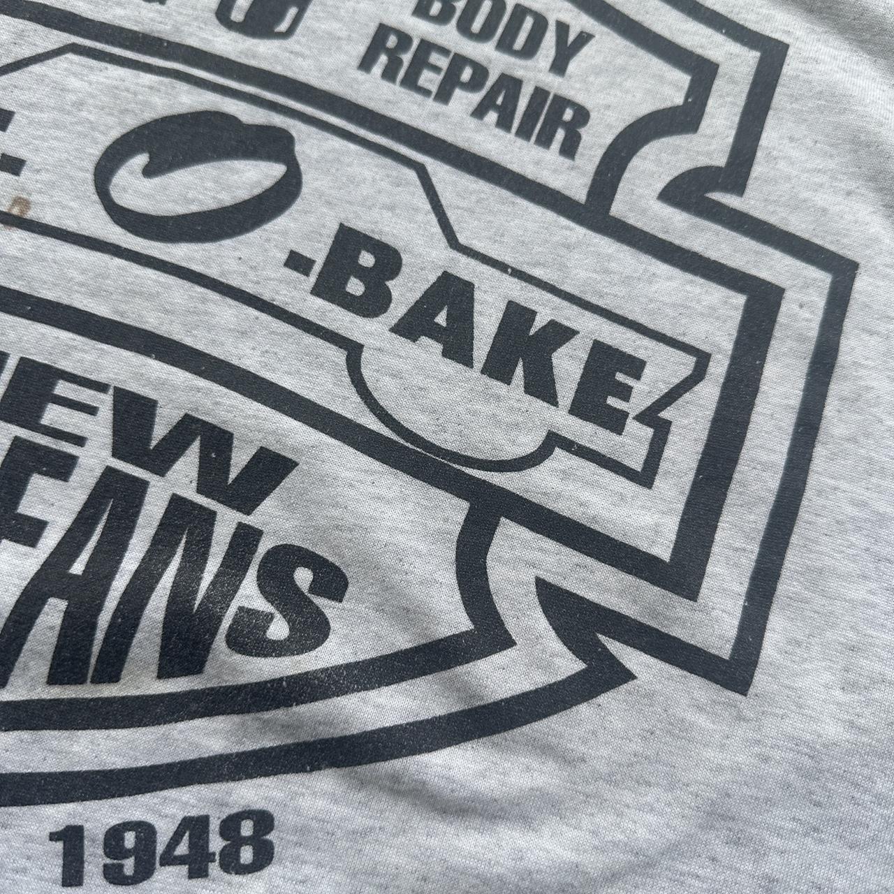 Grey Auto Body Repair Harley Style 90s Vintage Grey T-shirt - Large