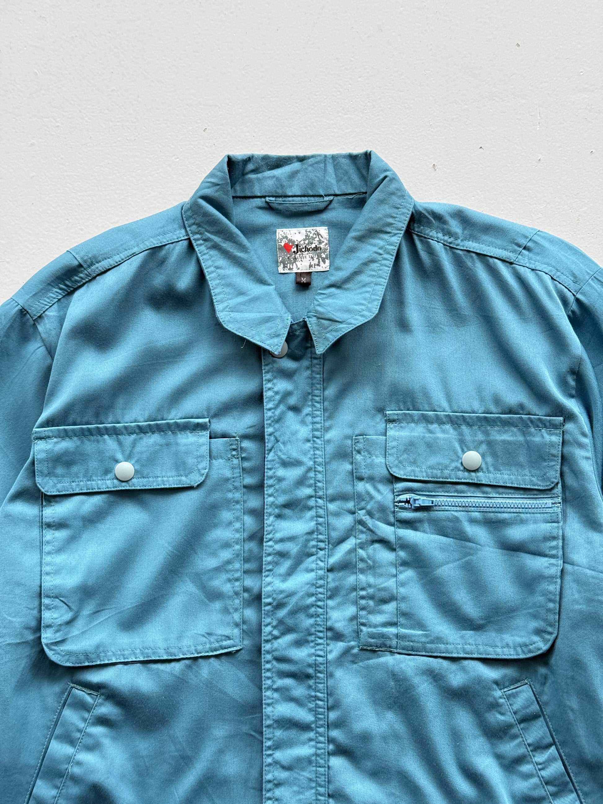 Blue Japanese Workwear 90's Vintage Harrington Jacket - Small