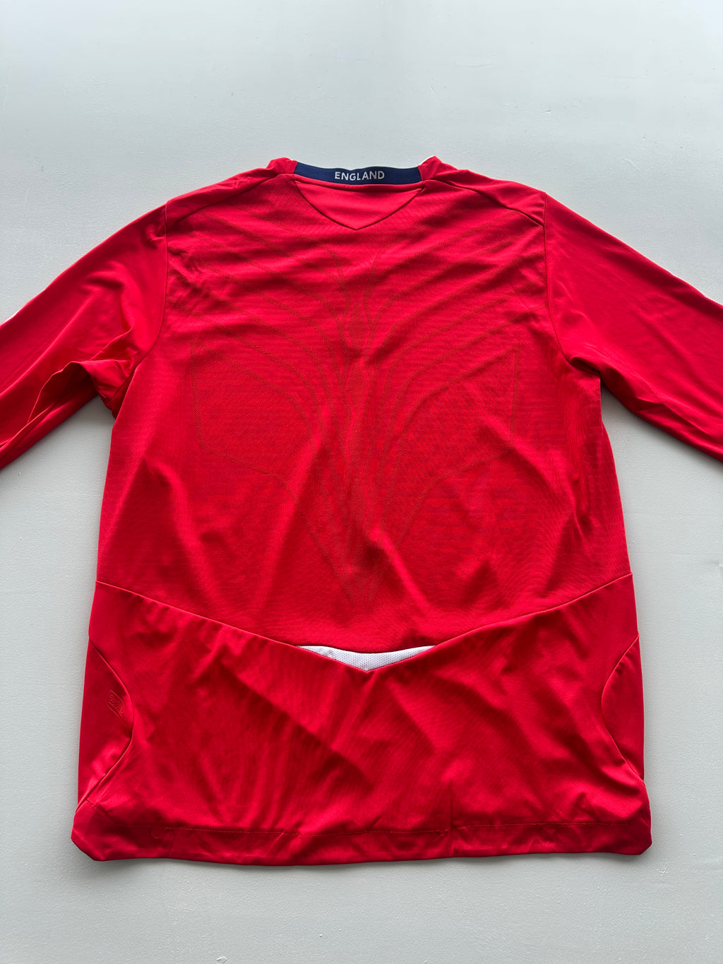 Umbro England 2008-10 Away Long Sleeve Vintage Football Shirt - XL