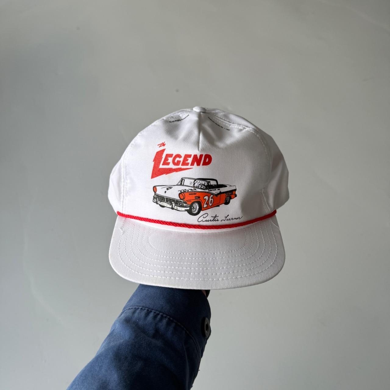 White The Legend Vintage SnapBack Trucker Cap