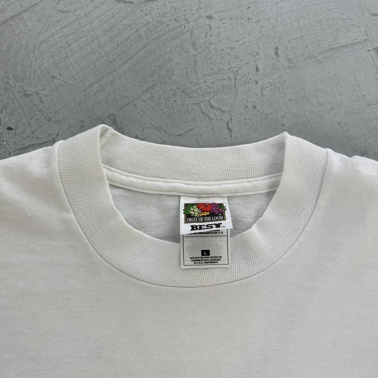 Ballerina Novelty White 90s vintage T-shirt - Large