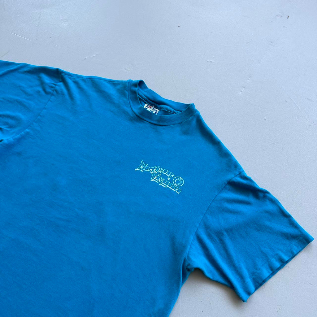 Northwest Voyager Blue 90s Vintage T-shirt - Small