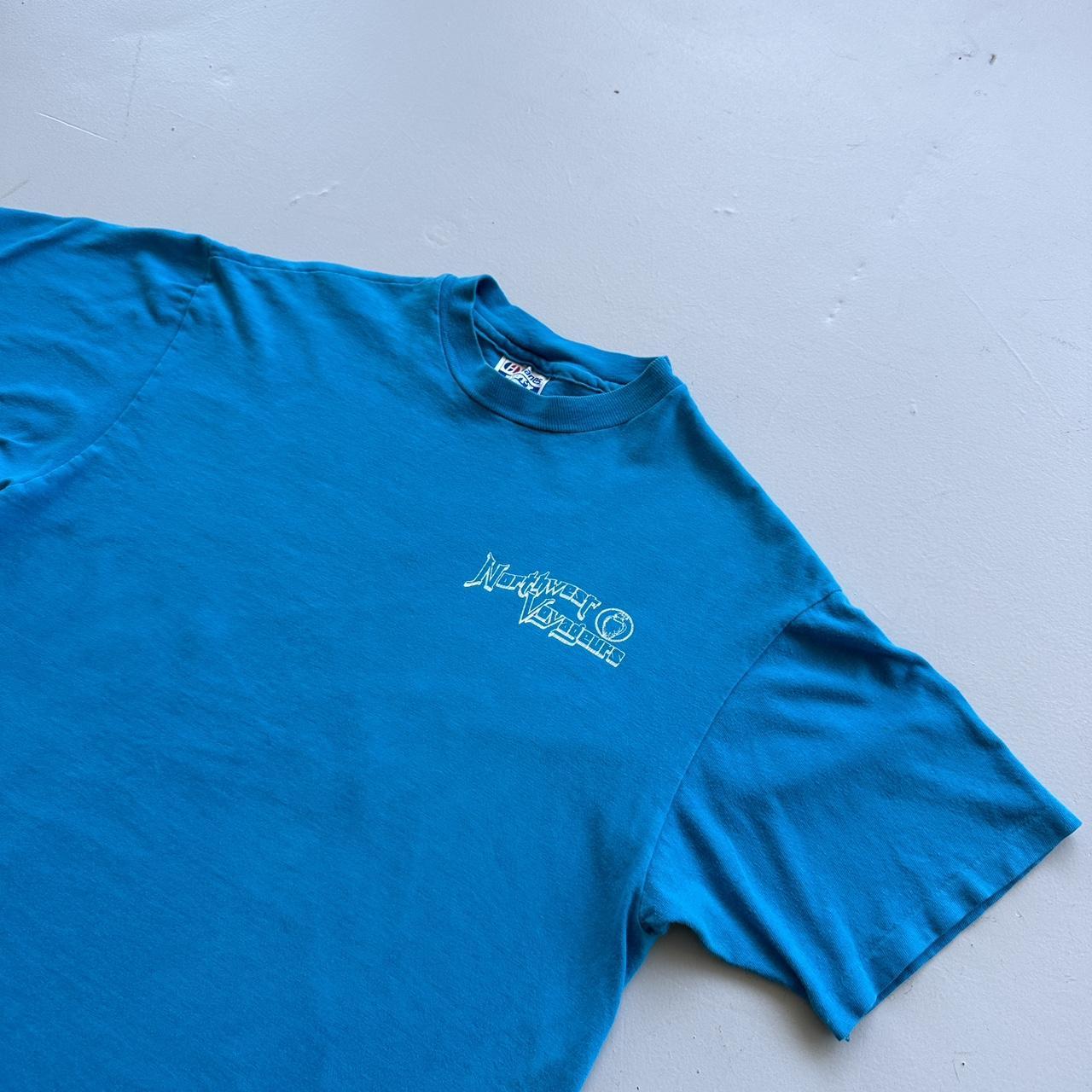 Northwest Voyager Blue 90s Vintage T-shirt - Small