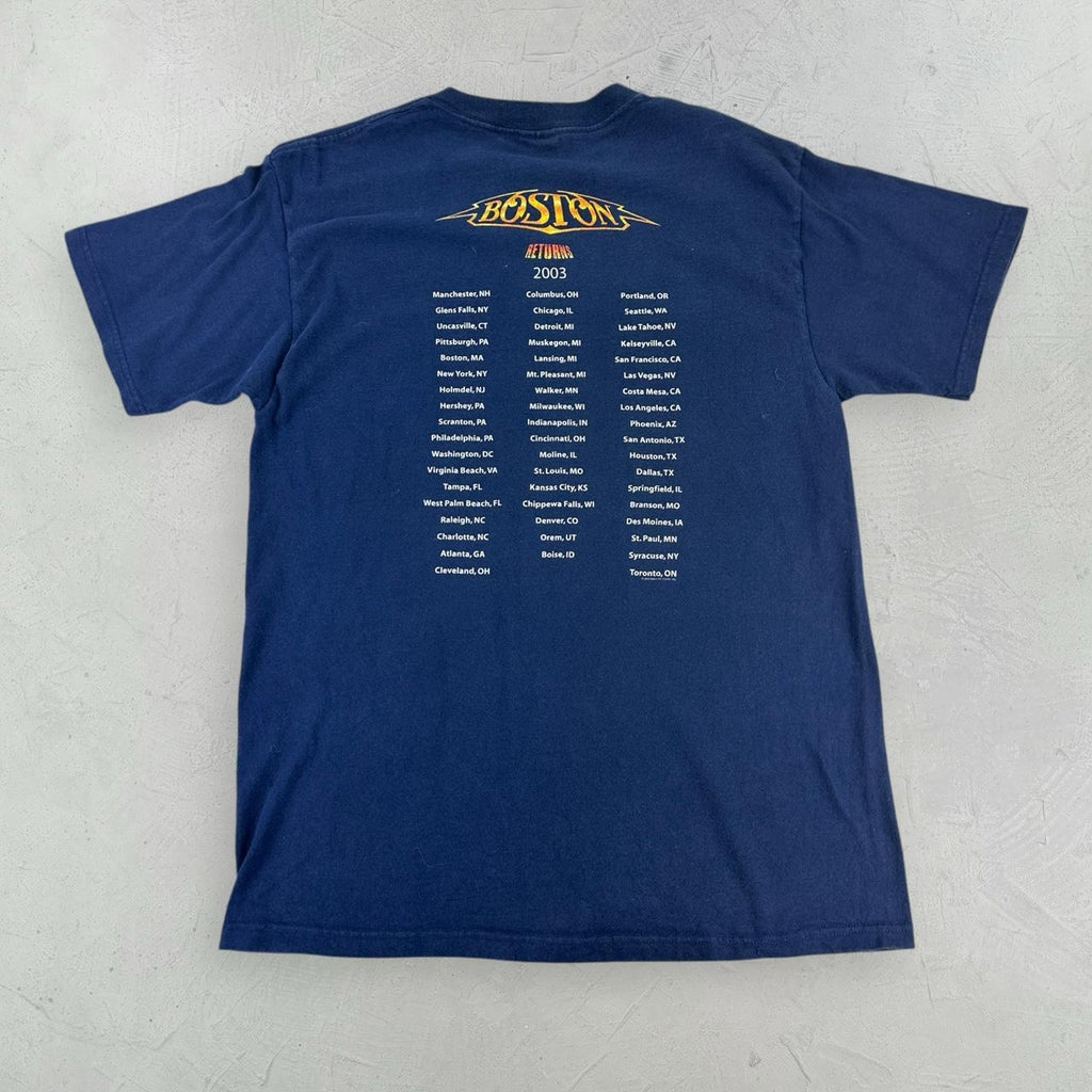 Boston 2003 00’s vintage Navy T-shirt - Large