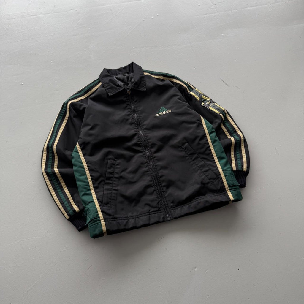 Black Adidas 90’s Vintage 3 Stripes Jacket - Small