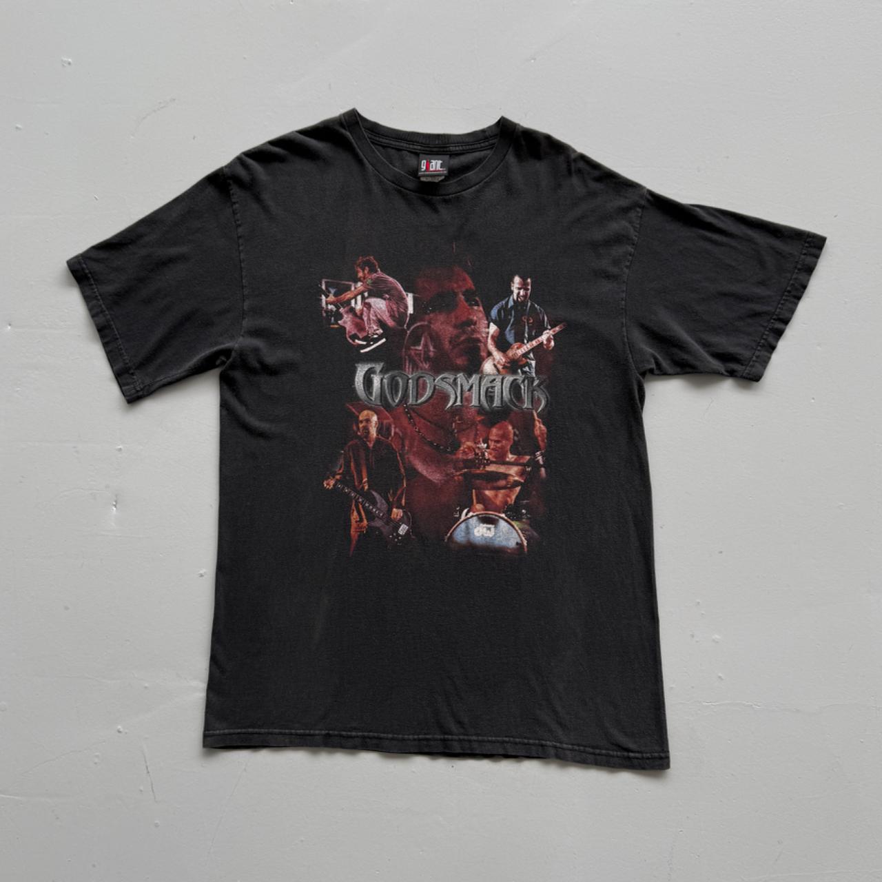 Black Godsmack 90s Vintage Graphic Band T-Shirt - XL