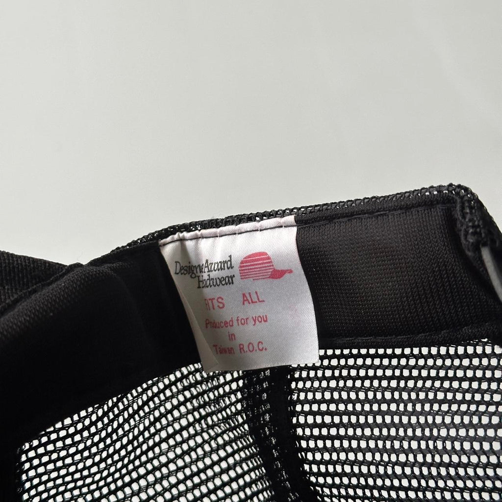 Black Night Train Express Vintage Foam and Mesh SnapBack Trucker Cap