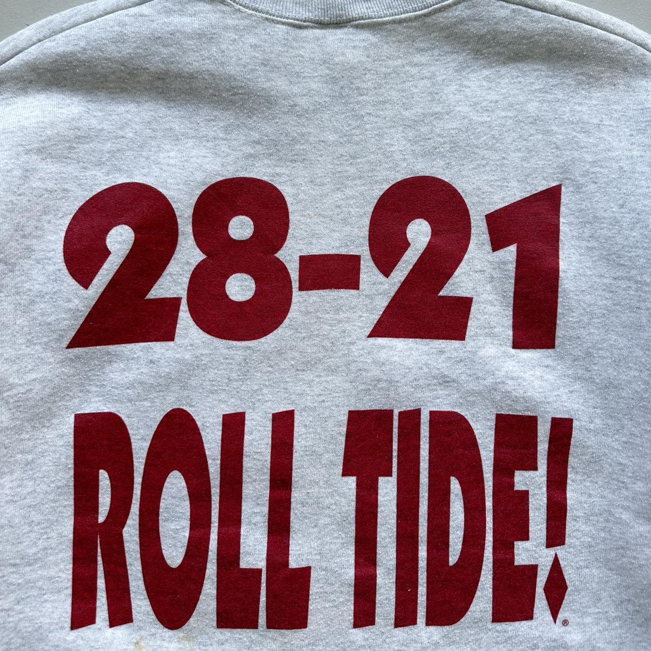 Grey Alabama Crimson Tide Floirda Gators Vintage 90s Sweatshirt - Large