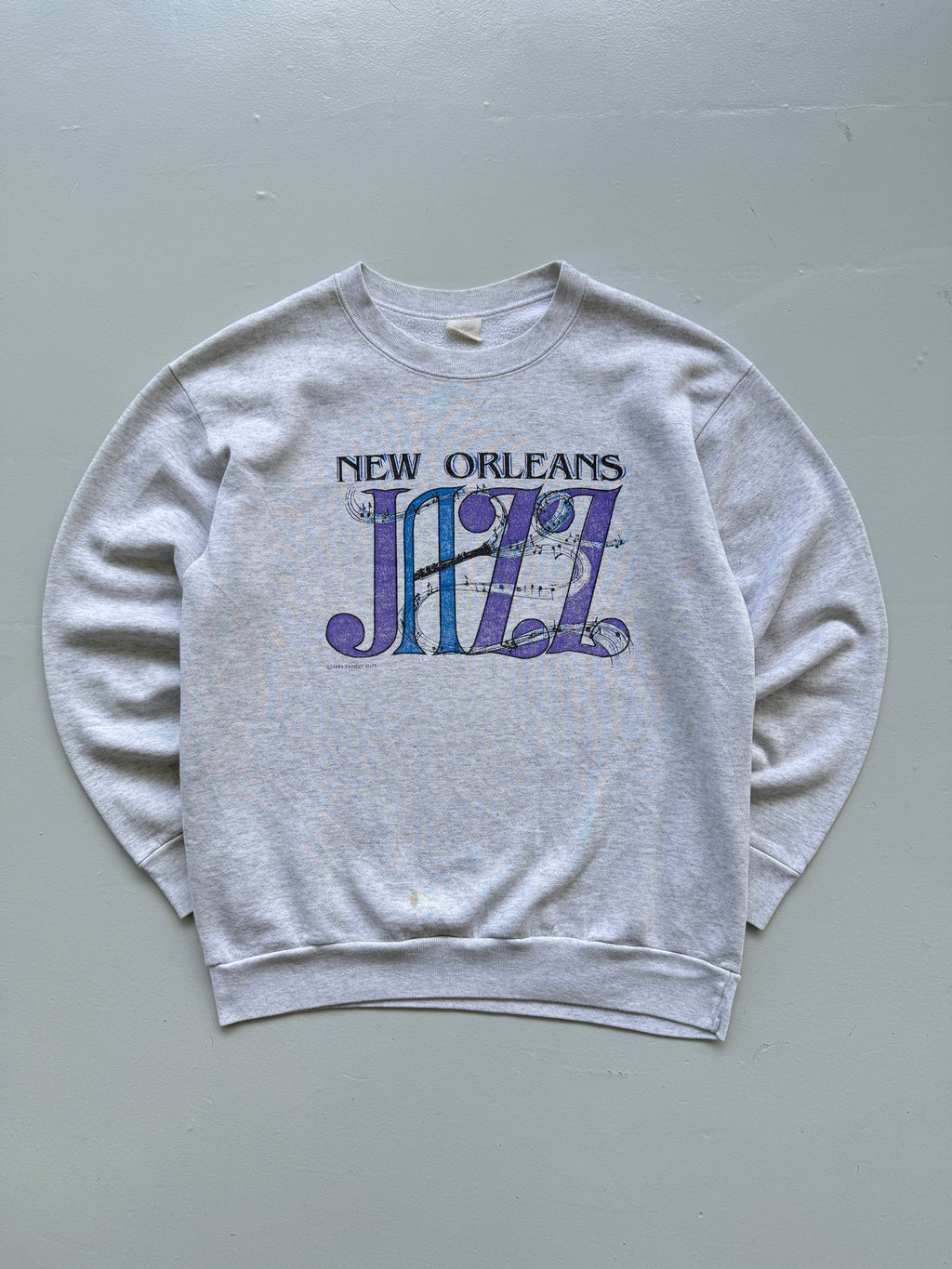 New Orleans Jazz American Vintage  90's Vintage Sweatshirt - Medium