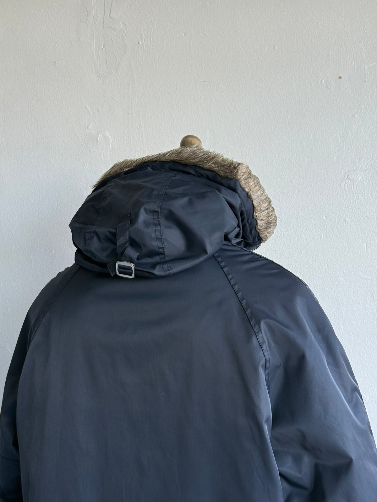 Navy Made in Korea 80's Vintage Snorkel Parka - Small