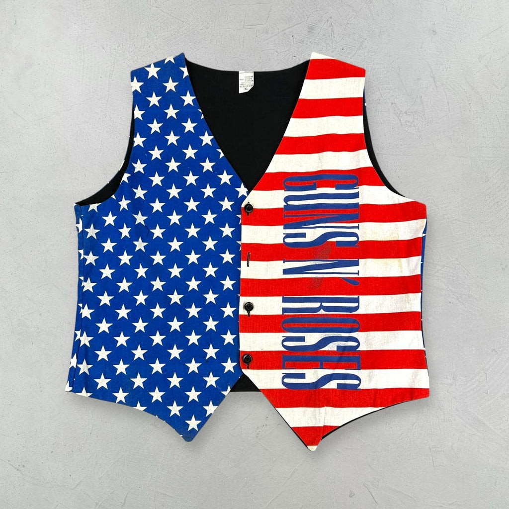Guns N Roses Vintage 90s Waistcoat - Large
