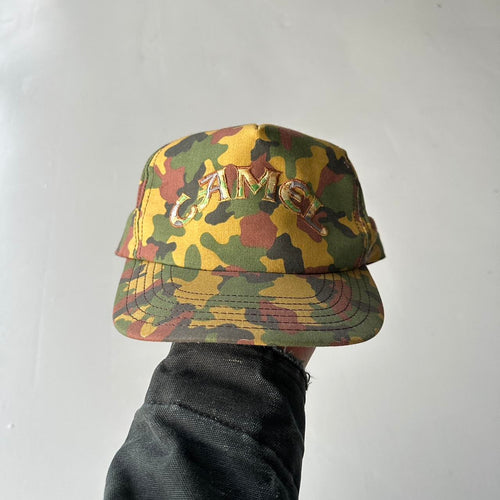 Camouflage Camel Cigarettes 90s Vintage Cotton SnapBack Trucker Cap