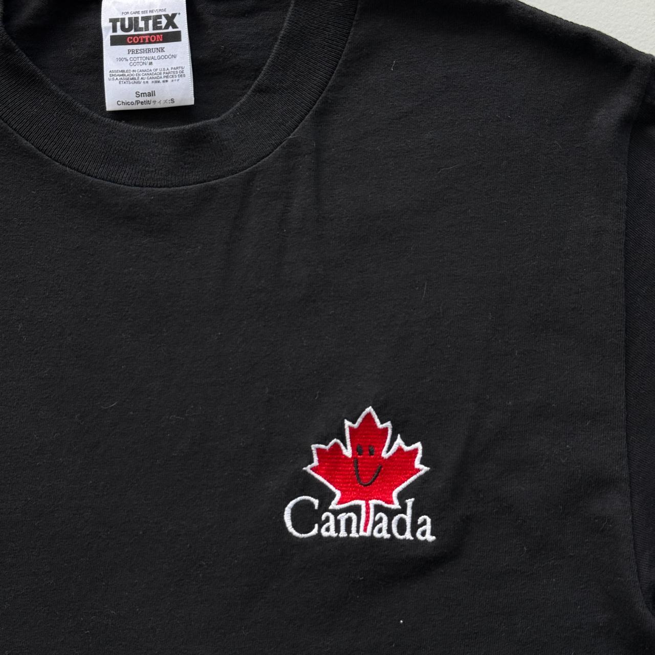 Black Canada Vintage 90’s Tourist T-shirt - Small