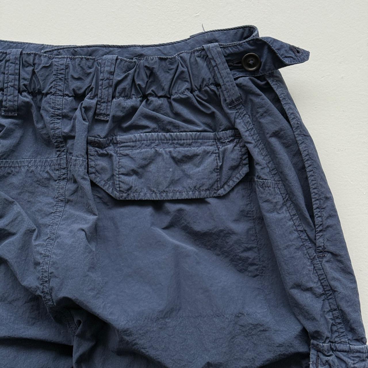 Navy Blue Kestin Luss Pant Modern Nylon Cargo Trousers - W28 x L29